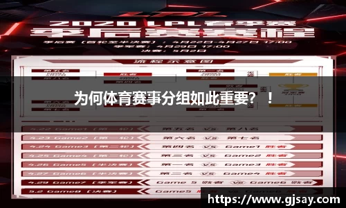 为何体育赛事分组如此重要? !