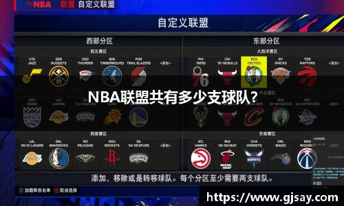 NBA联盟共有多少支球队？